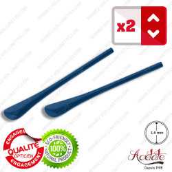 2 Embouts bleus pour Branches de lunettes PETIT FORMAT