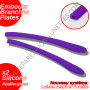 2 Embouts Silicone violets Branches plates