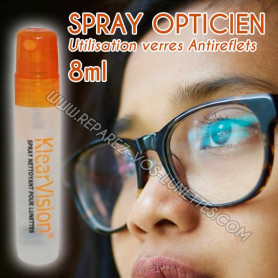 Spray Nettoyant Opticien verres Antireflets