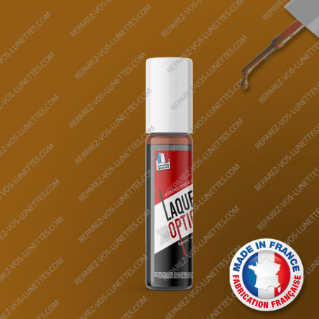 Light brown lacquer 12ml for metal frames + applicator