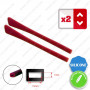 2 Embouts Silicone plats rouges